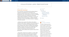 Desktop Screenshot of communityprevention.blogspot.com
