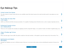 Tablet Screenshot of eyemakeup-tips.blogspot.com