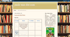 Desktop Screenshot of pasirmasdotcom.blogspot.com