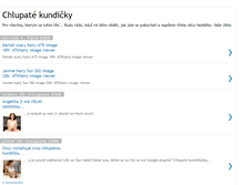 Tablet Screenshot of chlupate-kundicky.blogspot.com