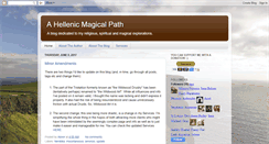 Desktop Screenshot of hellenicmagicalpath.blogspot.com