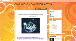 Desktop Screenshot of comunidadconcienciaactiva.blogspot.com