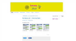 Desktop Screenshot of extremebash.blogspot.com