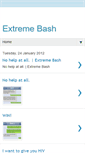 Mobile Screenshot of extremebash.blogspot.com