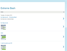 Tablet Screenshot of extremebash.blogspot.com