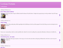 Tablet Screenshot of lovisasforum.blogspot.com