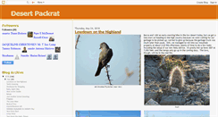Desktop Screenshot of desertpackrat.blogspot.com