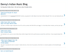 Tablet Screenshot of dansindianmusic.blogspot.com