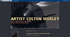 Desktop Screenshot of coltonworleyartist.blogspot.com