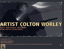 Tablet Screenshot of coltonworleyartist.blogspot.com