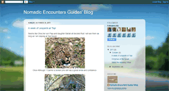 Desktop Screenshot of nomadicencountersguidesblog.blogspot.com