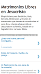 Mobile Screenshot of matrimonioslibresenjesucristo.blogspot.com
