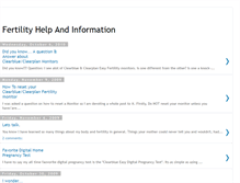 Tablet Screenshot of fertilityhelpandinformation.blogspot.com