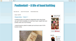 Desktop Screenshot of paulineknit.blogspot.com
