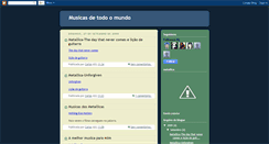 Desktop Screenshot of musicasdetodoomundo.blogspot.com