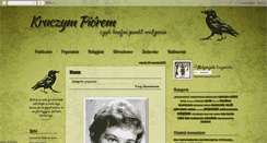 Desktop Screenshot of kruczym-piorem.blogspot.com