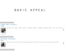 Tablet Screenshot of basicappeal.blogspot.com