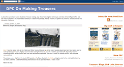 Desktop Screenshot of makingtrouserswithdpc.blogspot.com