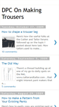 Mobile Screenshot of makingtrouserswithdpc.blogspot.com