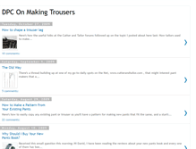 Tablet Screenshot of makingtrouserswithdpc.blogspot.com