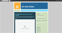 Desktop Screenshot of dudeabides.blogspot.com