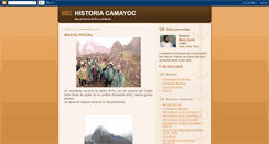 Desktop Screenshot of historiacamayoc.blogspot.com