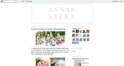 Desktop Screenshot of annaslycka.blogspot.com