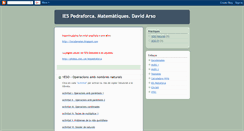 Desktop Screenshot of matesinstitut.blogspot.com
