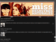 Tablet Screenshot of missdesastresnaturales.blogspot.com