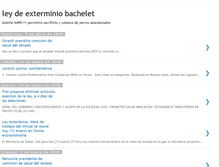 Tablet Screenshot of leydeexterminio.blogspot.com