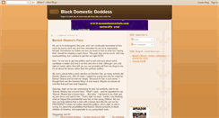 Desktop Screenshot of blackdomesticgoddess.blogspot.com