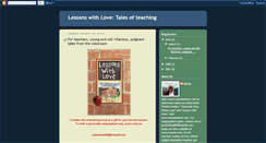 Desktop Screenshot of lessonswithlovetalesofteaching.blogspot.com