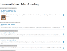 Tablet Screenshot of lessonswithlovetalesofteaching.blogspot.com