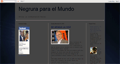 Desktop Screenshot of negruraparaelmundo.blogspot.com
