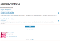 Tablet Screenshot of apemploymentnews.blogspot.com