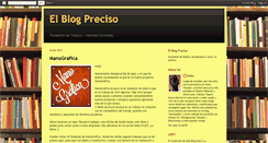 Desktop Screenshot of elblogpreciso.blogspot.com