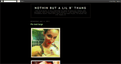 Desktop Screenshot of nothinbutabthang.blogspot.com