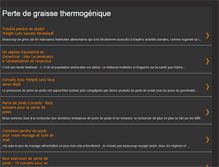 Tablet Screenshot of pertedegraissethermogenique.blogspot.com