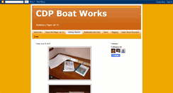 Desktop Screenshot of cdpboatworks.blogspot.com