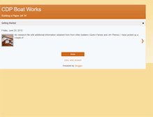Tablet Screenshot of cdpboatworks.blogspot.com