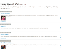 Tablet Screenshot of hurryupandweight.blogspot.com