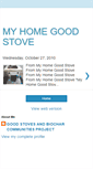 Mobile Screenshot of myhomestove.blogspot.com