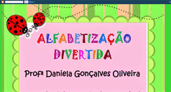 Desktop Screenshot of dani-alfabetizacaodivertida.blogspot.com