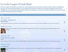 Tablet Screenshot of lllofsouthbend.blogspot.com