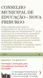 Mobile Screenshot of cmenovafriburgo.blogspot.com