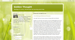 Desktop Screenshot of goldenthought.blogspot.com