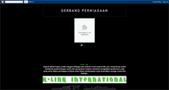 Desktop Screenshot of gerbangperniagaan.blogspot.com