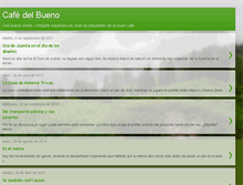 Tablet Screenshot of cafedelbueno.blogspot.com