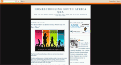 Desktop Screenshot of homeschoolingsa.blogspot.com