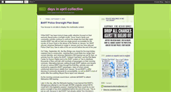 Desktop Screenshot of daysinapril.blogspot.com